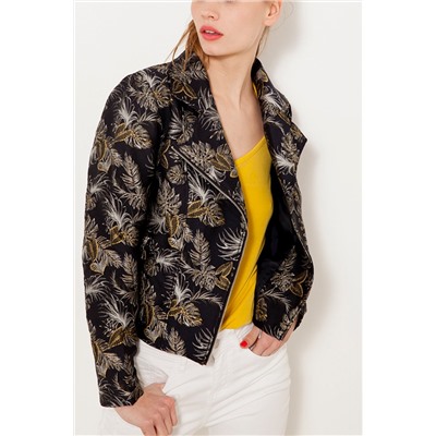 Chaqueta Negro y caqui