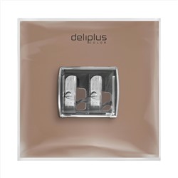 Sacapuntas doble Deliplus lápiz fino y grueso