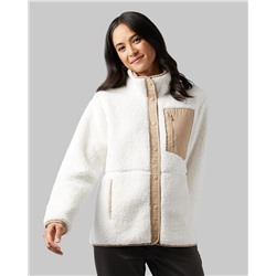 WOMEN'S COZY SHERPA SNAP JACKET