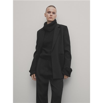 Americana traje crepe