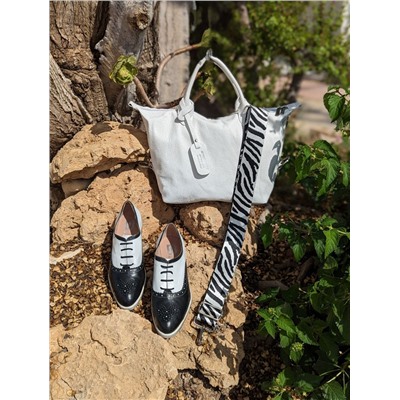 BDA · 6180 Negro+AB.Z · Pelle · 21-13 (740) Blanco+CINTURON BOLSOS (150)-16 (2) АКЦИЯ