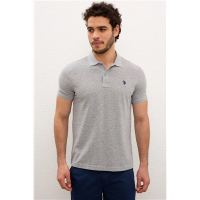 U.S. Polo Assn. Erkek Açık Gri Polo Yaka T-shirt G081GL011.000.739379