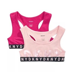 DKNY Big Girls 2-Pk. Sports Bras