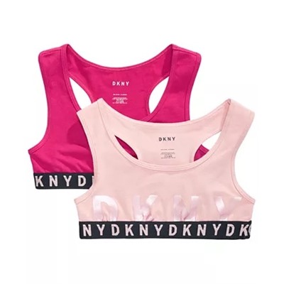 DKNY Big Girls 2-Pk. Sports Bras
