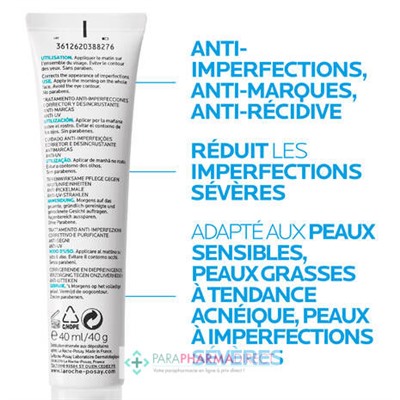 La Roche Posay Effaclar Duo (+) SPF30 - Soin Anti-Imperfections 40ml