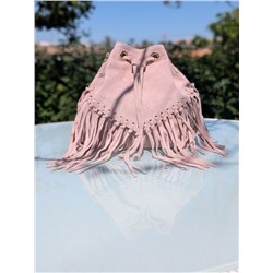 Итальянская сумка из натуральной кожи AB.Z · Pelle · Bary flecas (440) Rosa