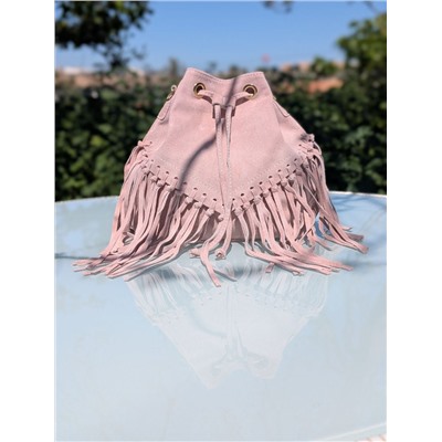 Итальянская сумка из натуральной кожи AB.Z · Pelle · Bary flecas (440) Rosa