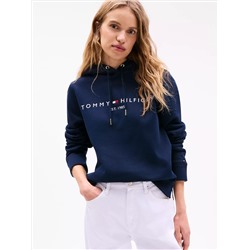 Embroidered Tommy Logo Hoodie