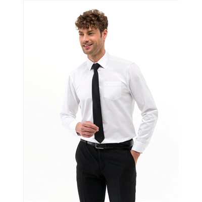 Beyaz Regular Fit Uzun Kollu Klasik Gömlek
