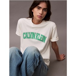 Boxy Varsity Logo T-Shirt