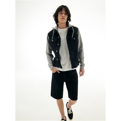 Shorts im Regular-Fit aus Denim