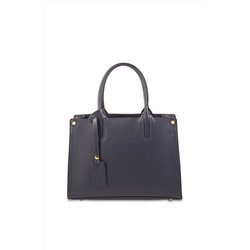 Bolso de piel Pure Azul marino