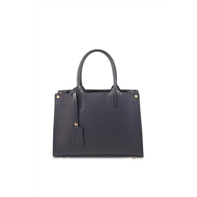 Bolso de piel Pure Azul marino