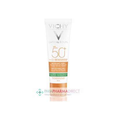Vichy Capital Soleil SPF50+ Soin Quotidien Matifiant 3en1 50ml