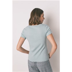 Camiseta manga corta algodón verde