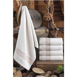 Binnur Home Alice Natural 40x70 4'lü El Ve Yüz Havlusu Pamuklu 153-90-195