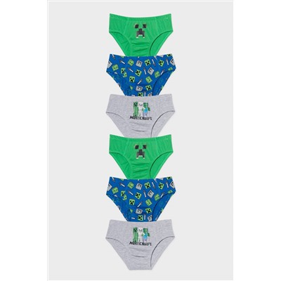 Multipack 6er - Minecraft - Slip - Bio-Baumwolle