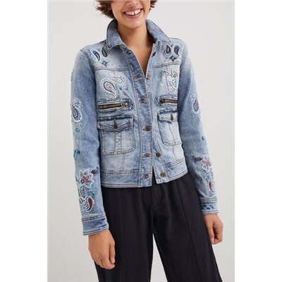 Chaqueta vaquera paisley