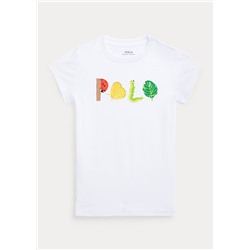 Girls 2-6x Logo Cotton Jersey Tee