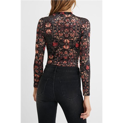 Body slim floral 100% Lyocell