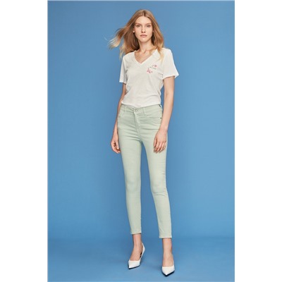 Vaquero skinny Verde claro