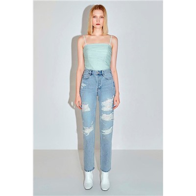 Crop top Verde agua