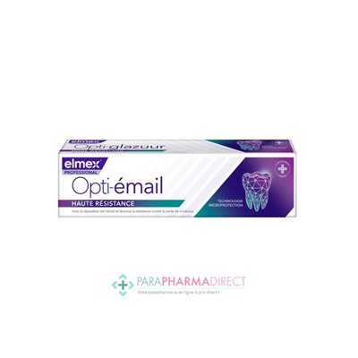 Elmex Professional - Opti-émail - Dentifrice Haute Résistance 75 ml
