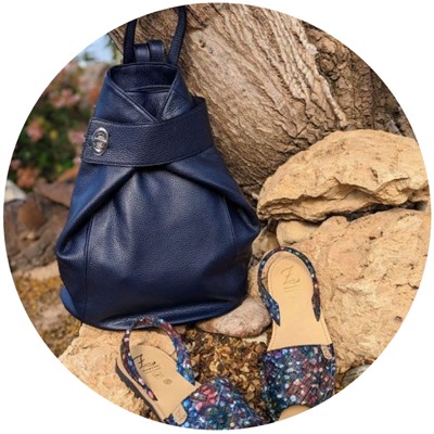 AB.Zapatos · 320-95 · azul+PELLE 3720 marino
