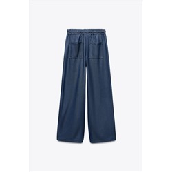 WIDE-LEG TROUSERS WITH ELASTIC WAISTBAND