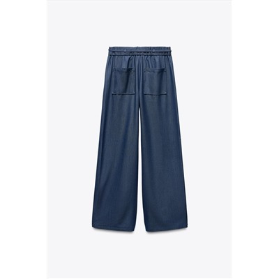 WIDE-LEG TROUSERS WITH ELASTIC WAISTBAND