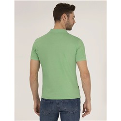Açık Yeşil Slim Fit Polo Yaka Merserize Tişört