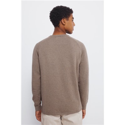 Jersey liso cuello rulo