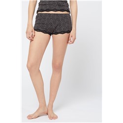 Minishort Negro y blanco