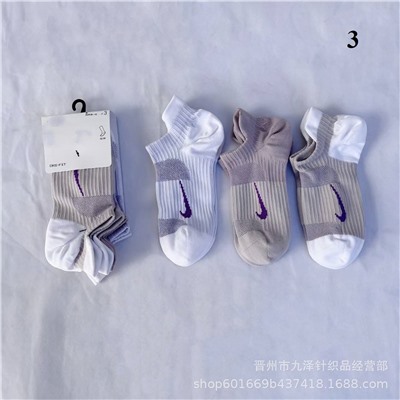 Классные короткие носки Nik*e 👟  Комплект из 3 пар