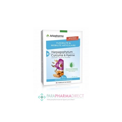 Arkopharma ArkoGélules Complex - Flexibilité & Mobilité Articulaire - 40 gélules