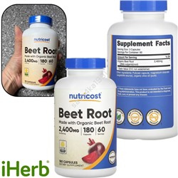 IHer*b 🇨🇳  Nutricost, Корень свеклы 180 капсул
