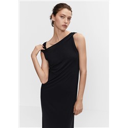Vestido modal aberturas