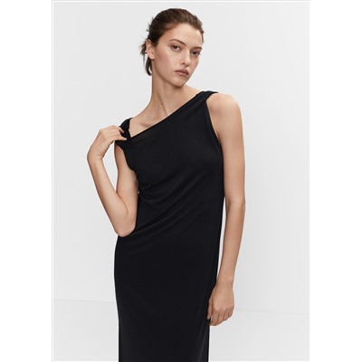 Vestido modal aberturas