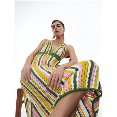 Kleid mit Lochmuster