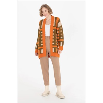 Kadın Camel Örme Pantolon