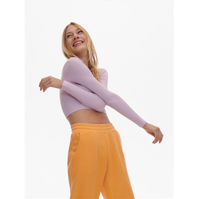 Bluse mit gesprenkelter Textur