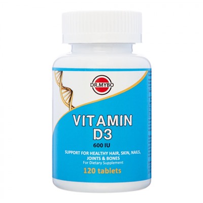 DR. MYBO Vitamin D3 Витамин D3 120табл 600 ME