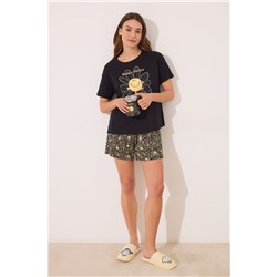 Pijama corto 100% algodón Little Miss Mr. Men