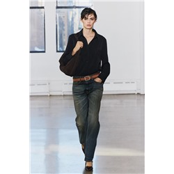 ZW COLLECTION RELAXED FIT MID-RISE JEANS