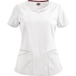 Dickies EDS Signature Scrubs Peek-A-Boo Contemporary Fit Top