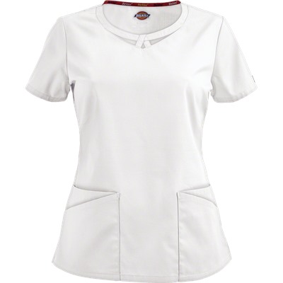 Dickies EDS Signature Scrubs Peek-A-Boo Contemporary Fit Top