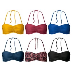 ESMARA® Bikinioberteil Damen, kombinierbar, abnehmbare Träger, gemouldete Cups
