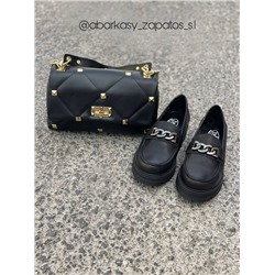 TEKILA 2305 negro+Ab.Zapatos PELLE Valentina (820) АКЦИЯ