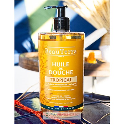 BeauTerra Huile de Douche - Tropical 750 ml