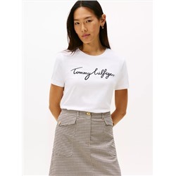 Embroidered Signature Crewneck T-Shirt